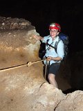 00395-1589 Catherine Sellars in Stonehorse Cave 24-4-10